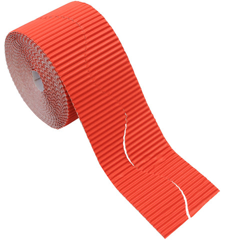 Bordette Corrugated Display Roll - Orange (2 x 7.5m) 15 Metres