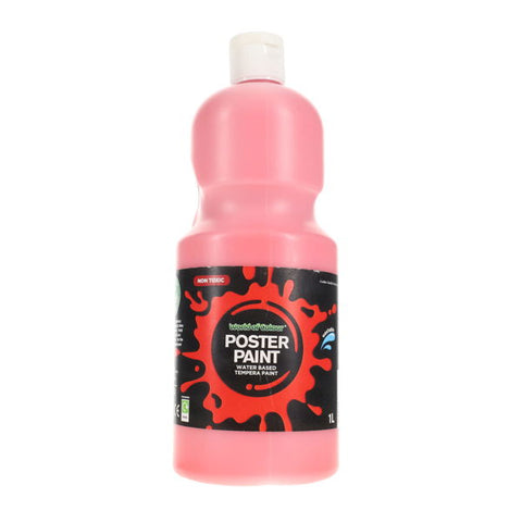 World of Colour Poster Paint 1 Litre - Scarlet