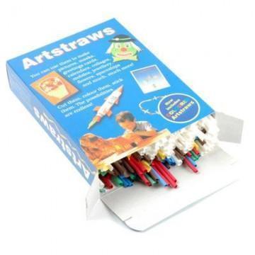 Artstraws Starter Pack Assorted Colours & White - Short 4mm & 6mm (Diameter)