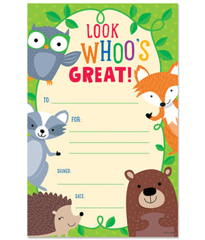 Look Whoo's Great Awards - Pack of 30