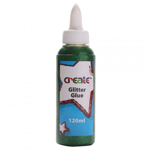Create Glitter Glue (120ml) - Green