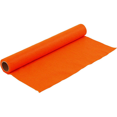 Craft Felt Roll - Orange 1 Metre 180-200 g/m2