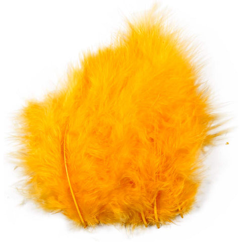 Yellow Collage Feathers (5-12cm) - 15 Pieces