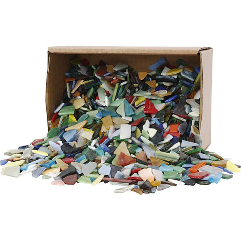 Mosaic Pieces - Assorted Colours - 2kg