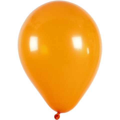 Balloons - Round Orange 23cm Pack of 10