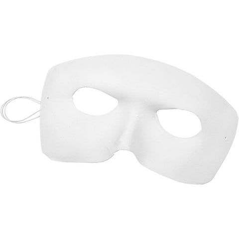 Harlequin Masks - White Pack of 12