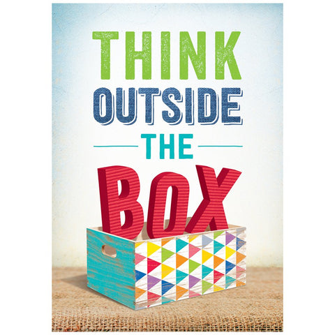 Think outside the box! Inspire U Poster