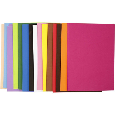 EVA High Grade Foam Sheets A4 Assorted 30 Sheets