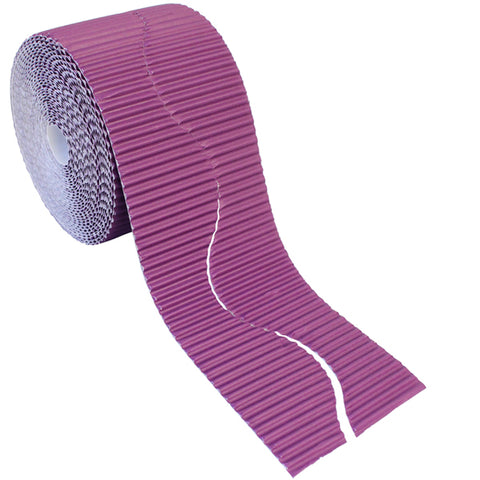 Bordette Corrugated Display Roll - Violet (2 x 7.5m) 15 Metres