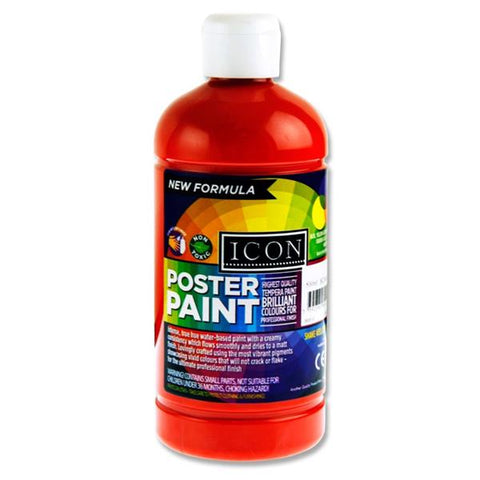 Red (Scarlet) - Icon Art Poster Paint 500ml