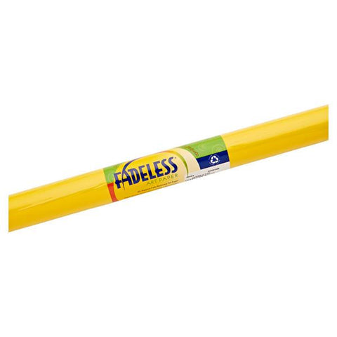 Fadeless Paper Roll Canary Yellow 121.9cm 3.6m
