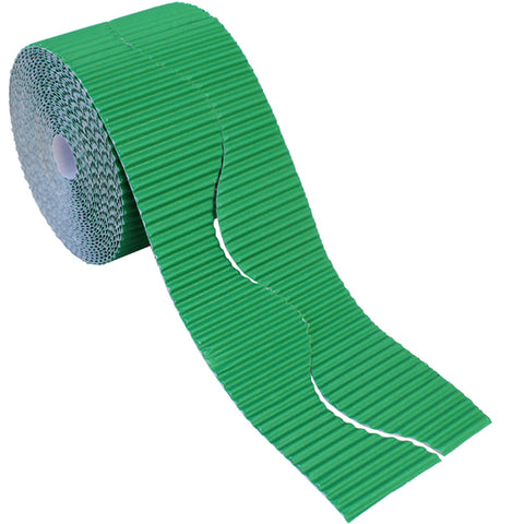 Bordette Corrugated Display Roll - Emerald (2 x 7.5m) 15 Metres