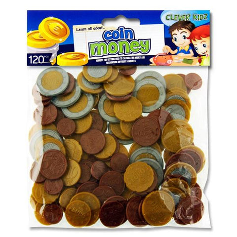 Clever Kidz Coin Euro Money Set 120 Pieces