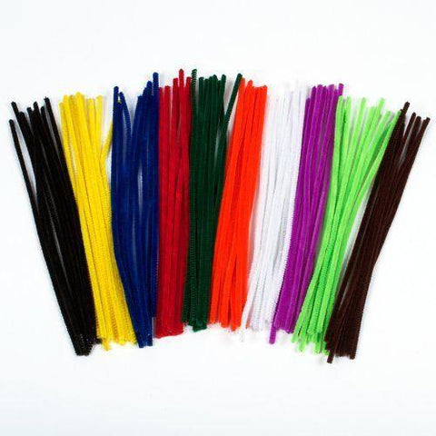 Pipe Cleaners - Assorted Colours 15cm Pack of 250