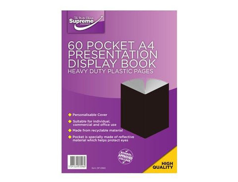 Presentation Display Book - A4 60 Pocket (120 Pages) - Supreme
