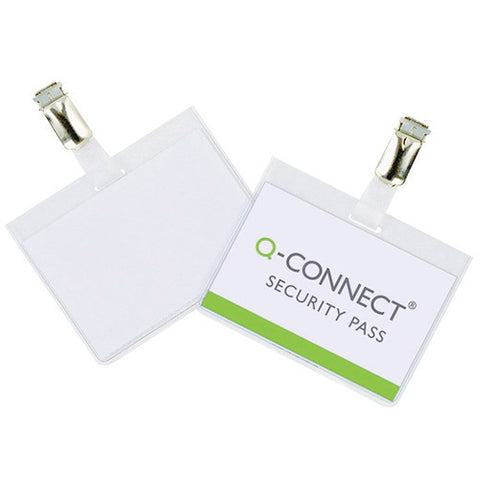 Q-Connect Security Badge 60x90mm (25 Pack)