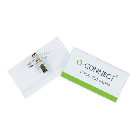 Q-Connect Combination Badge 54x90mm (50 Pack)