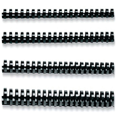 Q-Connect Black 16mm Binding Combs (50 Pack) KF24024