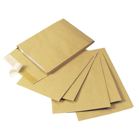 Q-Connect 305 x 254 x 25mm Manilla Gusset Envelope (100 Pack)