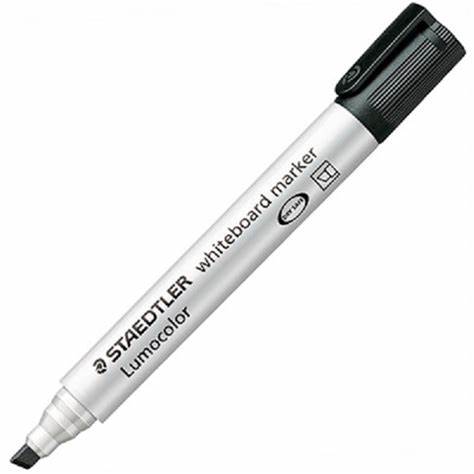 Staedtler Lumocolour Chisel Tip Whiteboard Marker - Box 10 Black