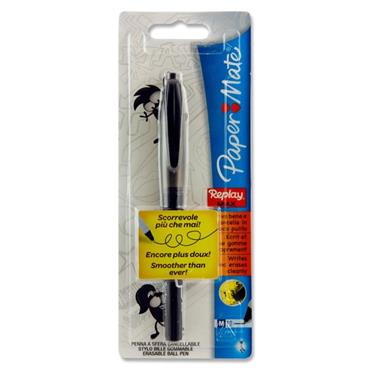 Papermate Replay Max Erasable Pen - Black