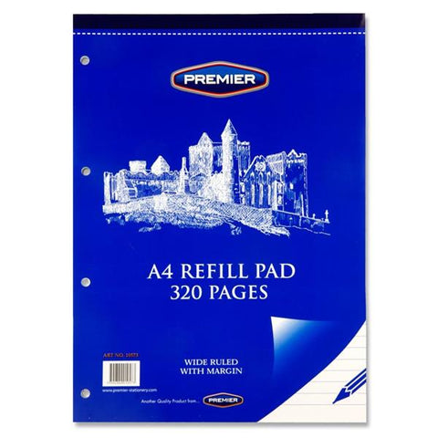 Premier A4 320pg Refill Pad - Top Bound