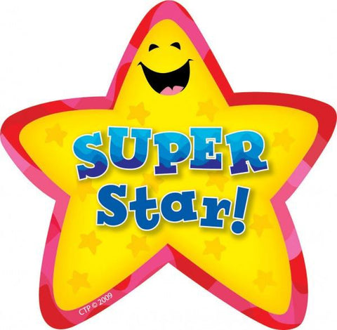 Super Star Badges - Stickers Pack of 36