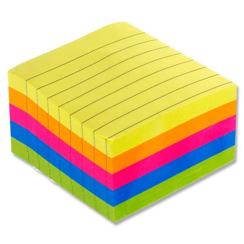 Stik-ie Ruled Sticky Notes 76mm x 76mm 450 Pack