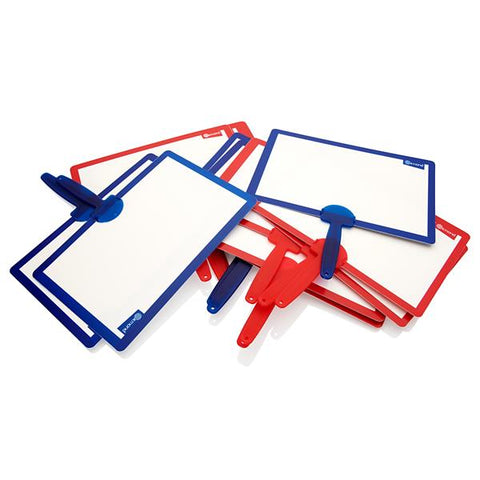 Write On Wipe Off Answer Paddles Set 10 - Paddles, Markers & Erasers