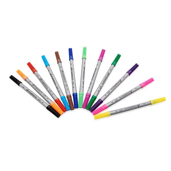 Pro:scribe Double Sided Thick Thin Markers 12 Pack – Schoolquip.ie