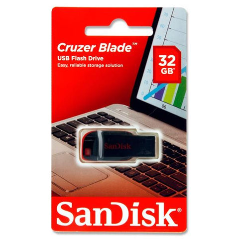 San Disk Cruzer Blade 32gb Usb Flash Drive