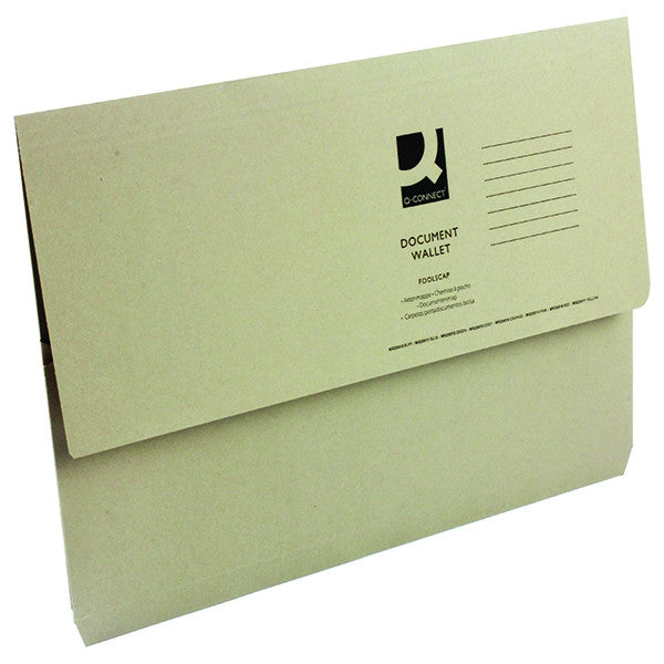 Whitebox Buff Document Wallet (Pack of 50)