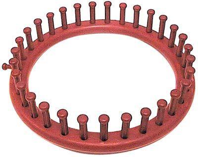 Round Knitting Loom 19cm - Red Knifty Knitter