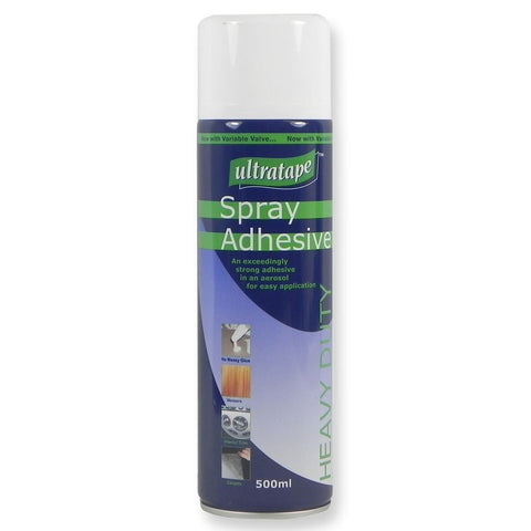 Ultratape Spray Adhesive Heavy Duty 500ml Aerosol