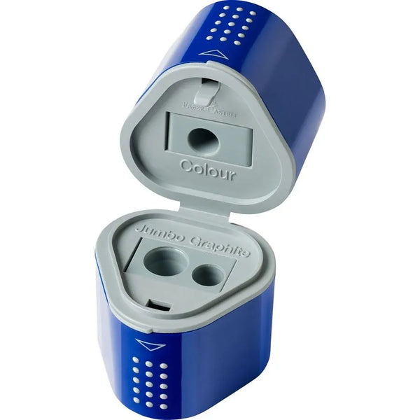 Faber-Castell Grip Trio Sharpener - Blue