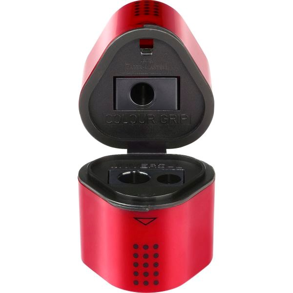 Faber-Castell Grip Trio Sharpener - Red