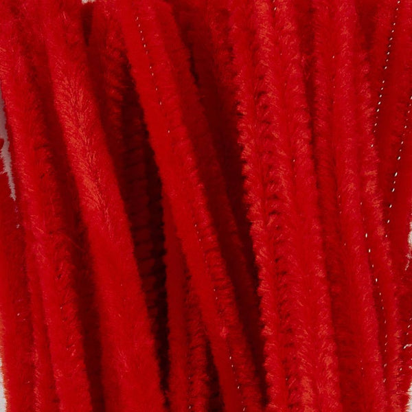 Pipe Cleaners - Red - 30cm Pack of 50