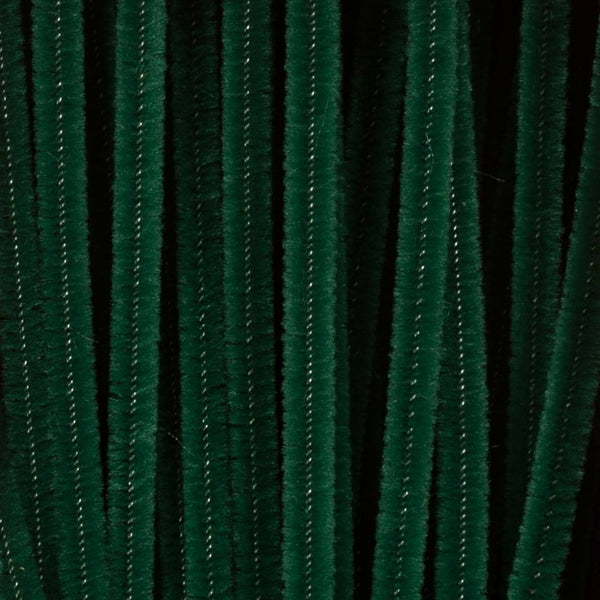 Pipe Cleaners - Dark Green - 30cm Pack of 50