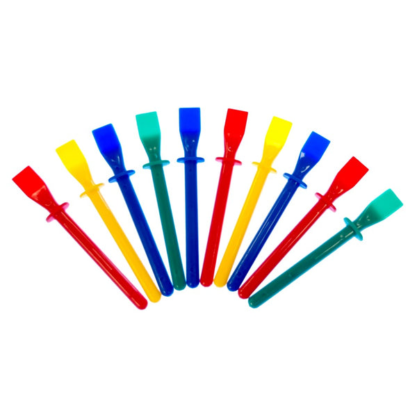 Glue Spreaders/Plastic Applicators Pack of 10 Assorted Colours