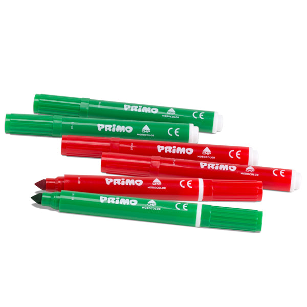 Primo Jumbo Fibre Tip Pens - Tub 36