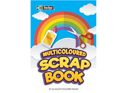A4 Multicoloured Scrapbook 32 Page