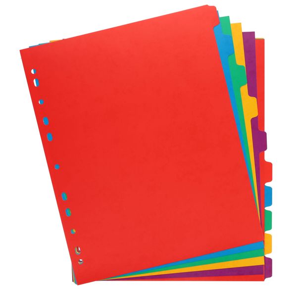 Concept Extra Wide 230gsm Index Dividers - 10 Part