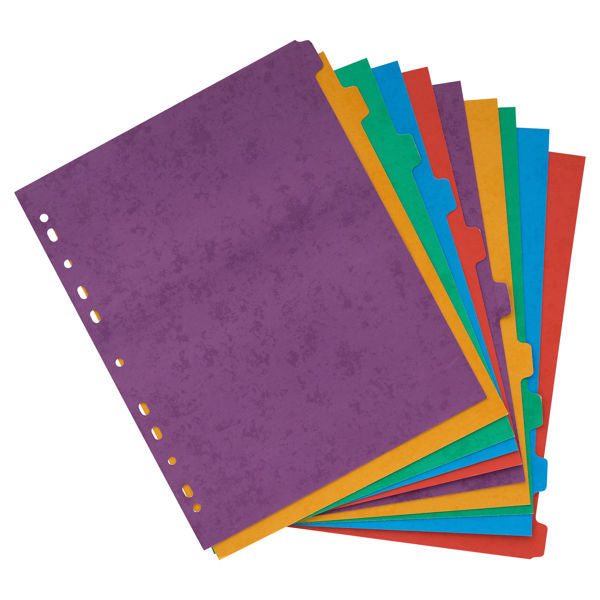 Concept Extra Wide 230gsm Index Dividers - 10 Part