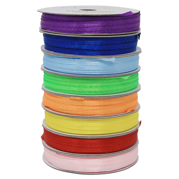 Assorted Satin Ribbons 120m Pack 16 – SchoolQuip.ie
