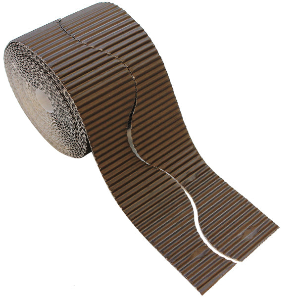 Bordette Corrugated Display Roll - Brown (2 x 7.5m) 15 Metres