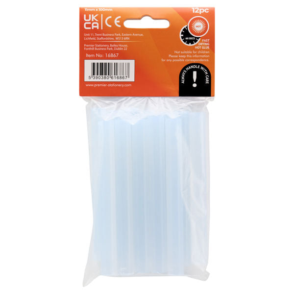 Icon Craft Glue Gun Refills Large 11mm x 100mm Pack 12