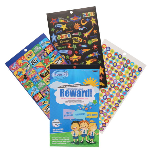Clever Kidz Book 700+ Teachers Reward Stickers