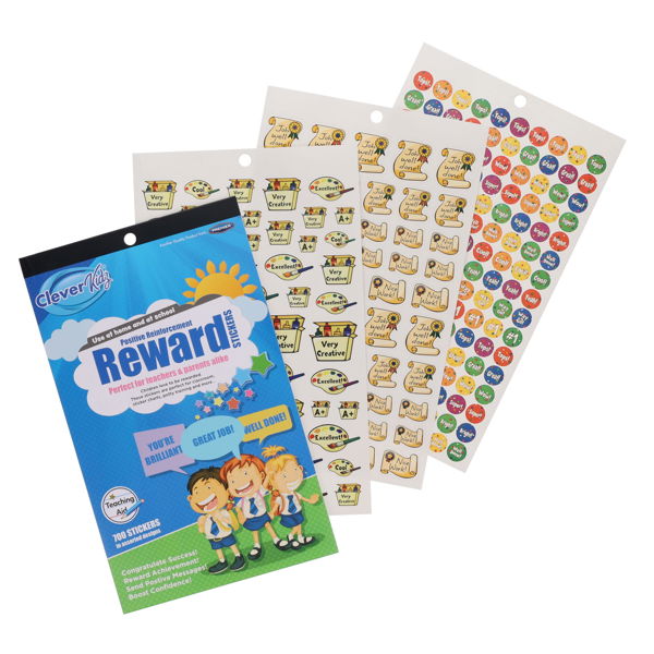 Clever Kidz Book 700+ Teachers Reward Stickers