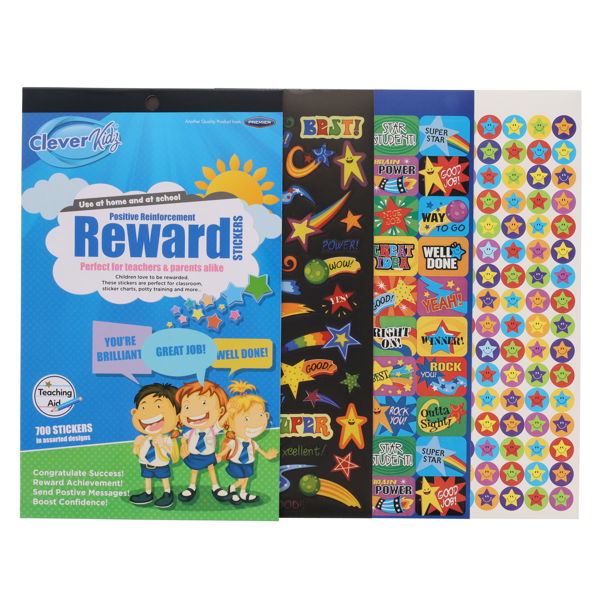 Clever Kidz Book 700+ Teachers Reward Stickers