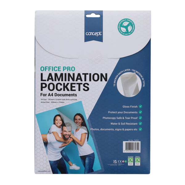 Proform A4 Pack 25 Laminating Pouches
